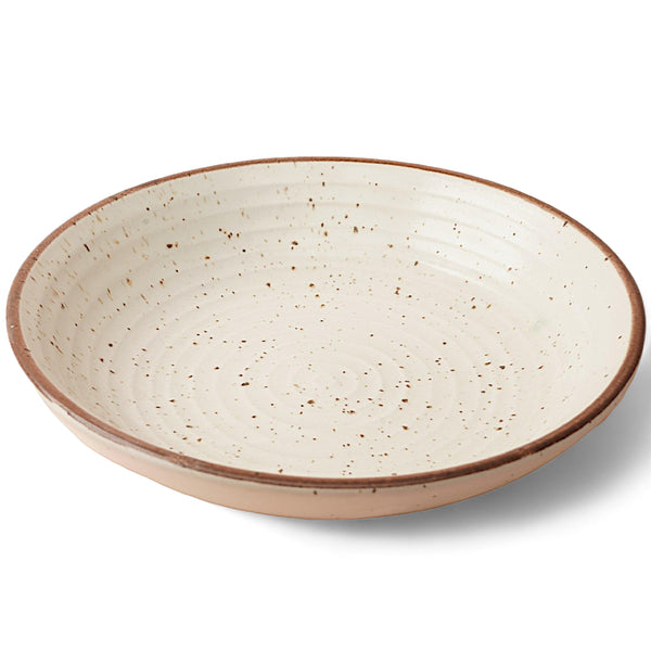 Display image of Whispering Sands: The Carb Cradle Pasta Bowl – Durable handcrafted ceramic pasta bowl, microwave and dishwasher safe, non-toxic, perfect for serving pasta, salads, and versatile meals, adding elegance to everyday dining experiences