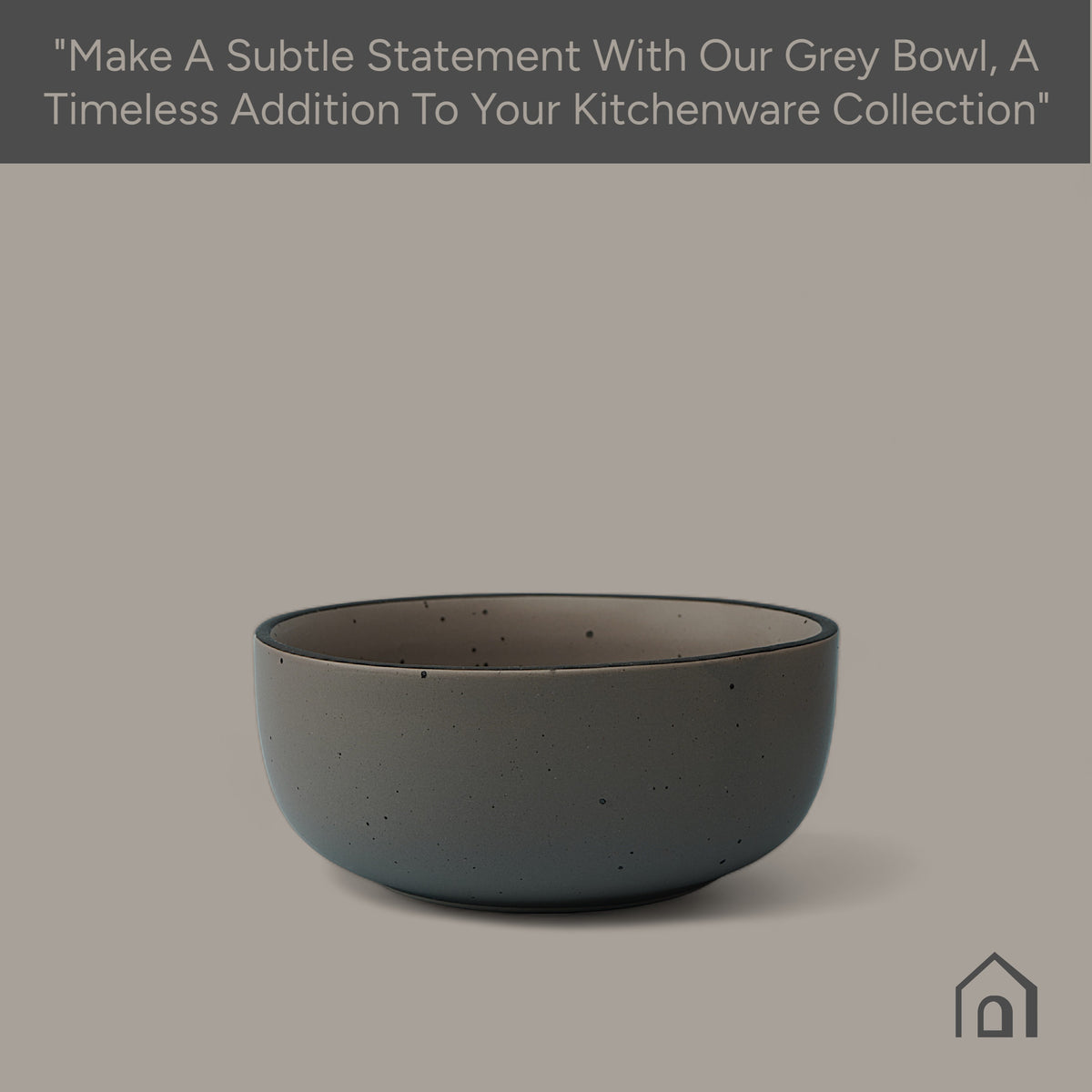 Grumpy Grey Bowl: For Snacks That Mean Business!